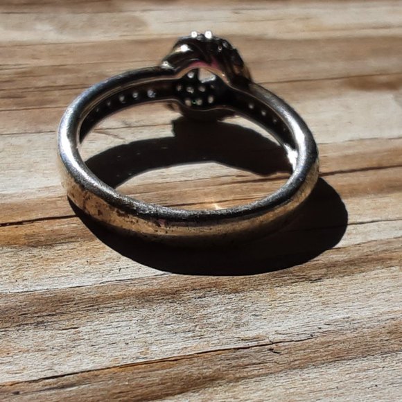 Pandora Sparkling Love Knot Ring Clear Zirconia size 6 925 sterling silver - Picture 5 of 6